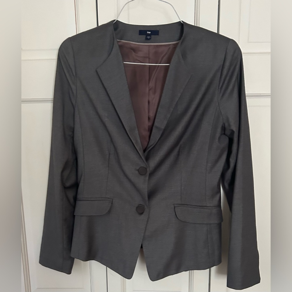 GAP Charcoal Women's Blazer-Size 8